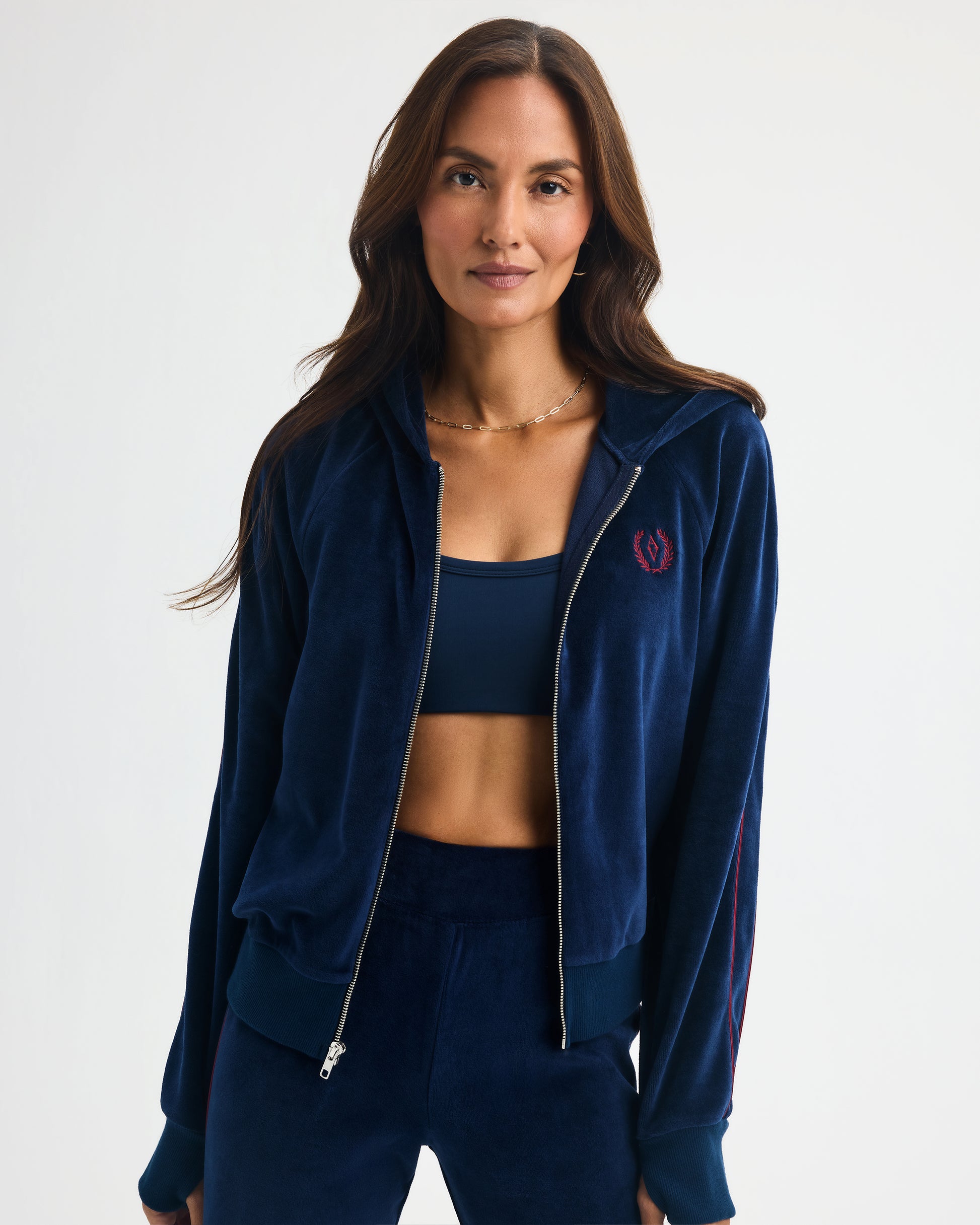 Ayda Activewear - Ambia Velour Hoodie