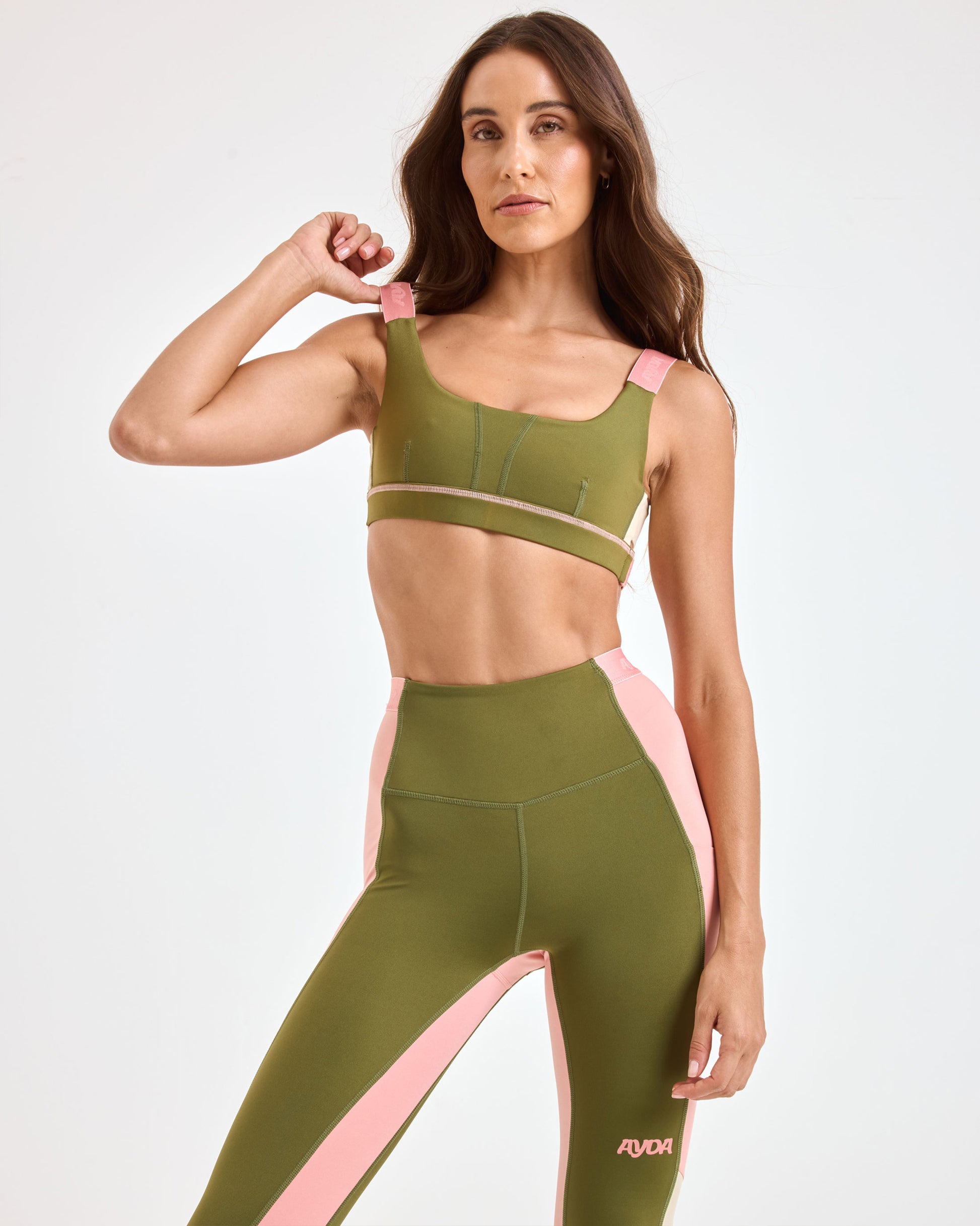 Ayda Activewear - Coco Performance Legging - Olive