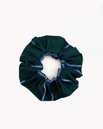 SILKY PLAID HAIR TIE