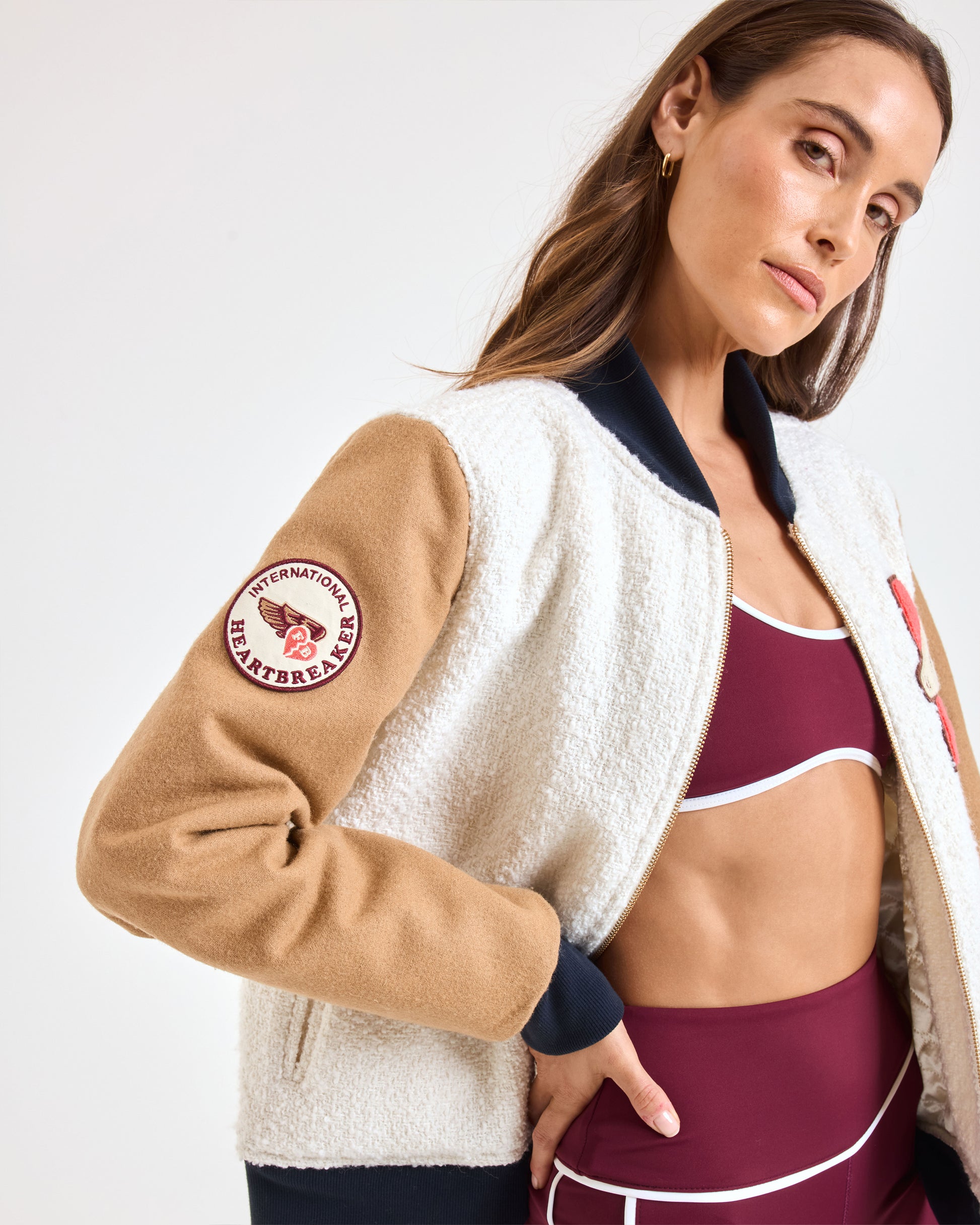 Ayda Activewear - Varisty Jacket